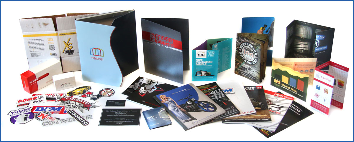 Custom Printing for Brochures, Flyers, Stickers, Apparel, etc